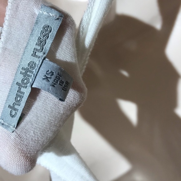 Charlotte Russe Racer Back Tank Top XS - Picture 4 of 5